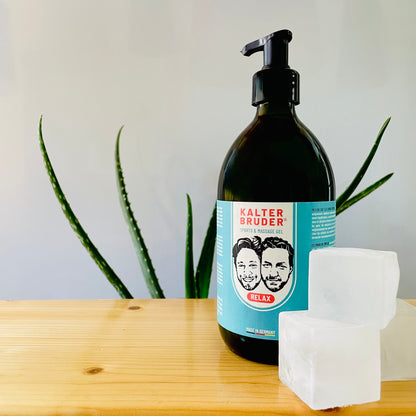 Kalter Bruder® Relax - Kühlendes Gel für Restless Legs, Polyneuropathie & schmerzende Gelenke | 500ml